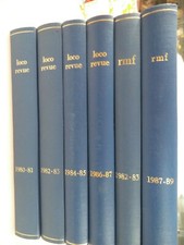 6 Jahrgangssammelbände loco revue & rmf Modelleisenbahn Zeitschriften 1980 -1989