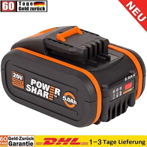 5000mah 20v max - 5,0ah, akku