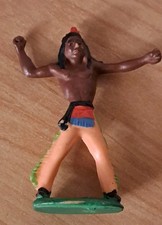 DDR Indianer, Cowboys,Nr.050,Yellow Wolf,2Auswerfer,extrem weich,rosa Hose