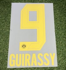 Serhou Guirassy Flock in Matchworn Size für das BVB Away Dortmund Trikot 2024/25