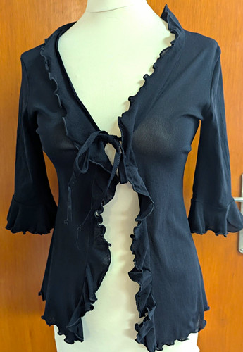 Damen bolero bluse s m - bluse, gr.