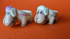 Ferrero Eierbecher (#12) - 2 Schafe - weiß - guter Zustand - rar