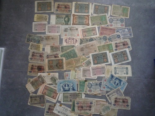 105 stück reichsbanknoten - 105,