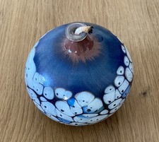 Glas-Öllampe. Kugel-Öllampe. Kerzenhalter. Tischdeko ohne Lampenöl. GEBRAUCHT!