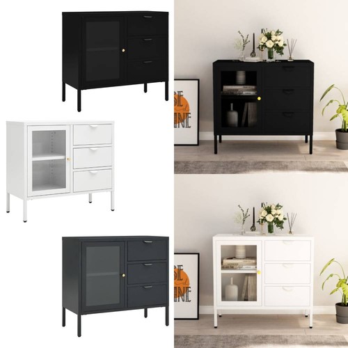 Sideboard 75x35x70cm stahl - sideboard,