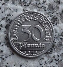 50 Pfennig 1922 D Alu