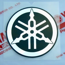 ORIGINAL Yamaha-4,5cm-FOLIENAUFKLEBER-S/CHROM-Sticker-Aufkleber-Emblem-LOGO-45mm