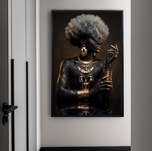 Afrikanische frau trägt - afrikanische,