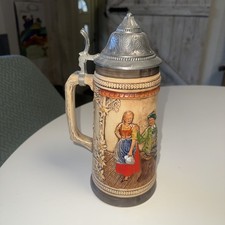 795/ Vintage Original Gerzit Gerz West Germany Großer Bierkrug Ceramic