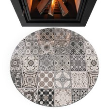 Bodenschutzplatte Glas Kamin