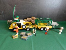 Playmobil ***Rarität*** Safari-Jeep u. -Anhänger 3528- u. 3529-A/1980, ohne OVP!