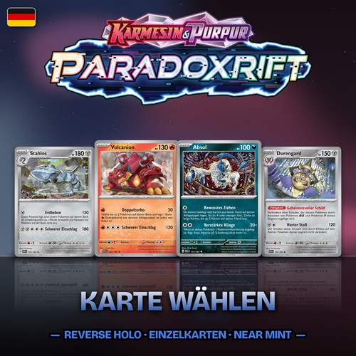 Pokemon karten paradoxrift par - karten,