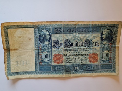 100 mark reichsbanknote - 100,