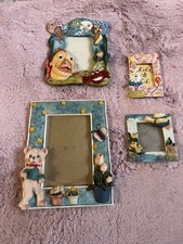 4 x Kinder Bilderrahmen verschiedene größe Motive Fotorahmen Porträt