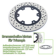 Bremsscheibe hinten für