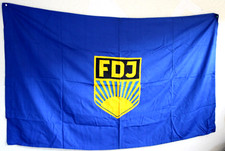 FDJ Fahne Flagge DDR 130 x 80