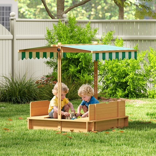 Outsunny sandkasten 106x106 - outsunny,