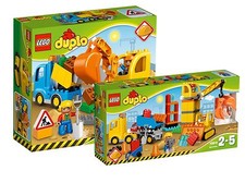 LEGO® DUPLO® Doppelpack 10812+10813 Bagger & Lastwagen+Große Baustelle NEU OVP 