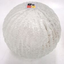 Lampenschirm 192 80 mm Glaskugel klar Lampenkragen Rille Hoflampe Außenleuchte