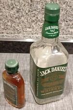 Jack Daniels Green Label 100 m Gold Decanter Sammlung Rarität Vintage