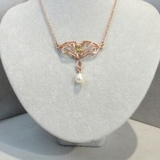 Jugendstil Kette Peridot