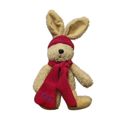Hase felix mit schal - felix, stofftier