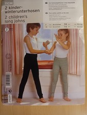 2 X lange Unterhosen long Johns Tchibo TCM Gr. 122/128 ovp