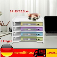 5 Etagen Dokumentenhalter Aktenordner Briefständer Briefordner Briefablage A4 DE