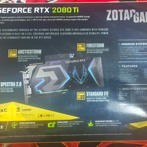 Zotac gaming geforce rtx 2080 - zotac,