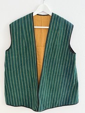 Vintage weste grün gestreift - vintage,