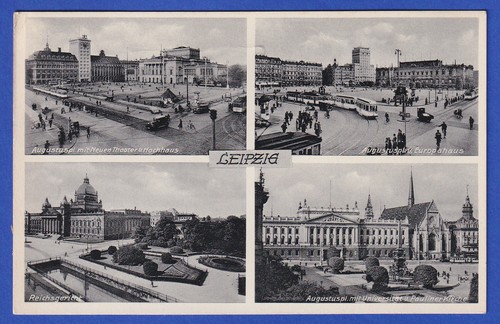 Alte leipzig stadtansichten - leipzig,