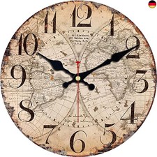 VIKMARI Wanduhr Vintage Holz