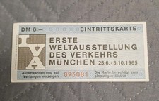 Eintrittskarte für die Erste