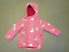 TCM Jacke Gr. 86/92 Regenjacke Windjacke leicht gefüttert Übergangsjacke Einhorn