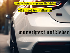 Autobeschriftung Aufkleber