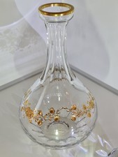 Kristallkaraffe Rosengold Karl Klokotschnik Zwiesel Kristallglas; Bestzustand