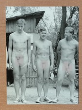 Vintage Akt Foto Mann Männer muskulös gay Ca. 1960er F2