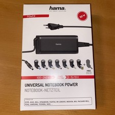 Hama Universal-Notebook-Netzteil 12-22V/90W inkl 8 Stecker USB-Power-Socket