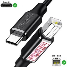 USB-C auf USB B 2.0 Scanner Druckerkabel für EPSON lq-630 Dot Matrix Flat-Bed
