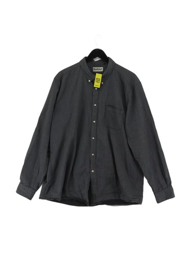 Barbour herren hemd xxxl grau - herren,