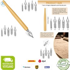 Federhalter Set mit 11 Teilen