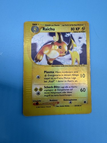Pokémon pokemon karte raichu - karte:,