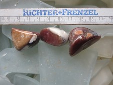 * Helgoland Feuerstein Roter Flint 49 g Trommelstein Sammlungsauflösung