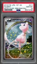 PSA 10 Mew 017/036 Mythical
