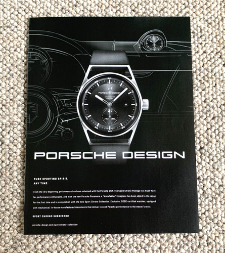 Porsche design sport chrono - porsche,
