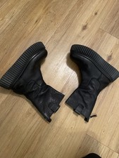 AGL Stiefel 41 Schwarz Plateau 