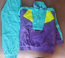 Skianzug Herren von Direttissima, Gr. 54 zweiteilig  Winter Türkis, Lila, Gelb