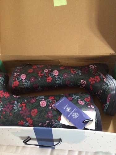 Joules bedruckte gummistiefel - joules,