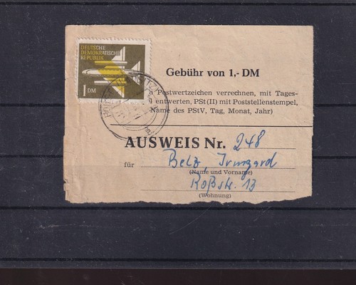29820 ddr ausweis - ddr,