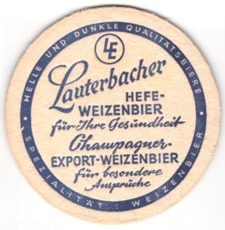 Bierdeckel lauterbacher - bierdeckel,